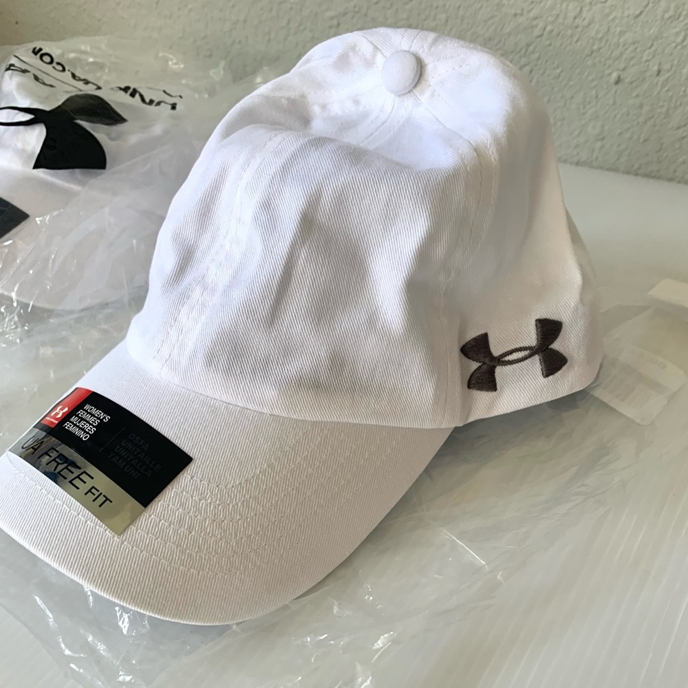 NEW Under Armour Women’s White Chino Hat 1295126 - Picture 4 of 9